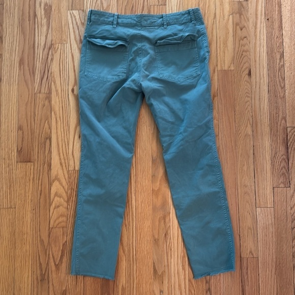 Nili Lotan sz 4 Teal Chinos with pockets zip fly great pre owned condition - Picture 4 of 6